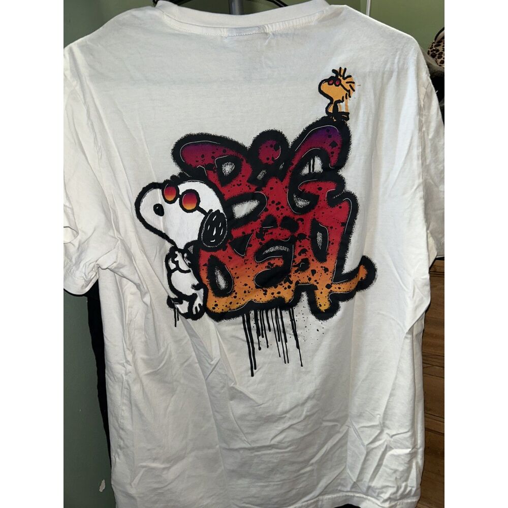H&M Snoopy Graphic T-Shirt – White Streetwear